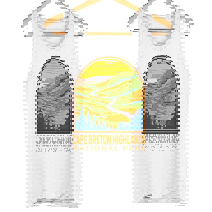 ケープブレトンハイランズ国立公園 カナダヴィンテージエンブレム 長袖tシャツ タンクトップ