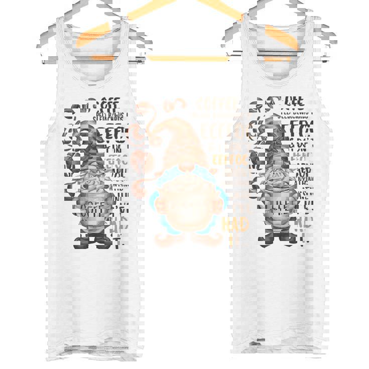 コーヒーノームコーヒーの後ろ向き綴りはeeffoc面白いです。 タンクトップ