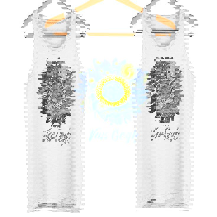 ゴッホ 星月夜 ひまわり ゴッホ ひまわり アート タンクトップ