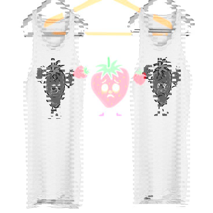 サマータイム いちご いちご 果実 果実 ガーデン タンクトップ