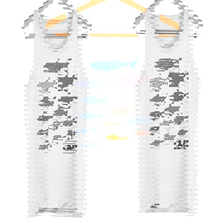 サメ図鑑 タンクトップ