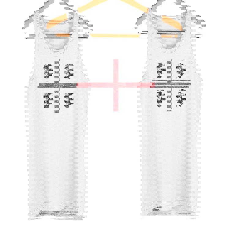 サルデーニャ国旗 イタリア 4 ムーア人 タンクトップ