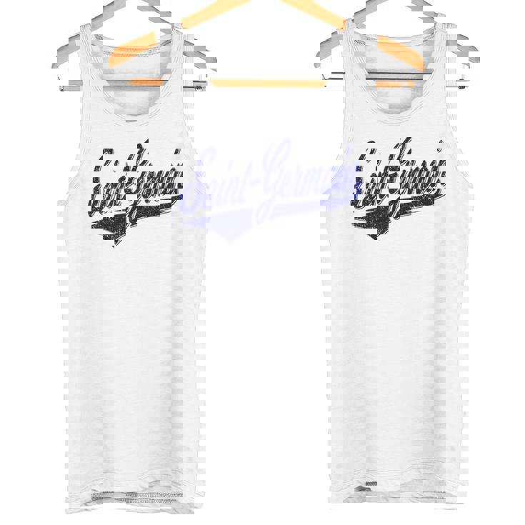 サンジェルマン バーシティ スクリプト クラシック スポーツ ジャージ タンクトップ