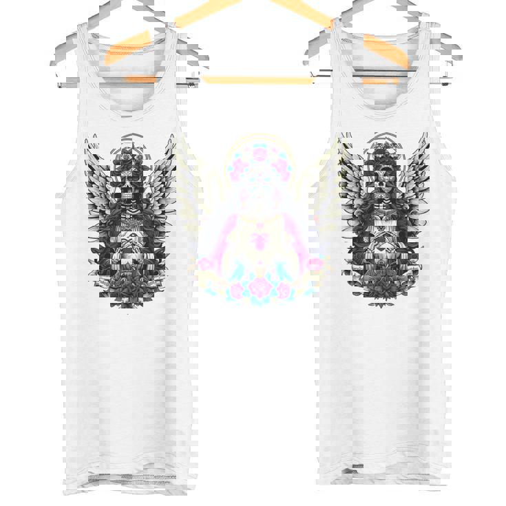 サンタ・ムエルテ 長袖tシャツ タンクトップ