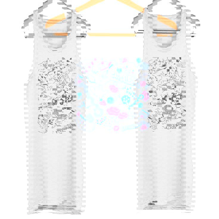 シナモロール Usデザイン 手描き風 タンクトップ