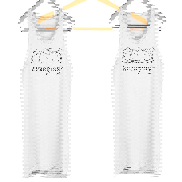 シマエナガ 北海道 雪の妖精 可愛い 団子 タンクトップ