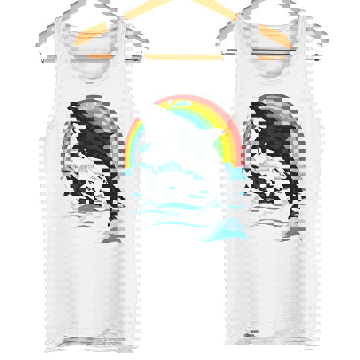 シャチ。シャチホエールウォッチング タンクトップ