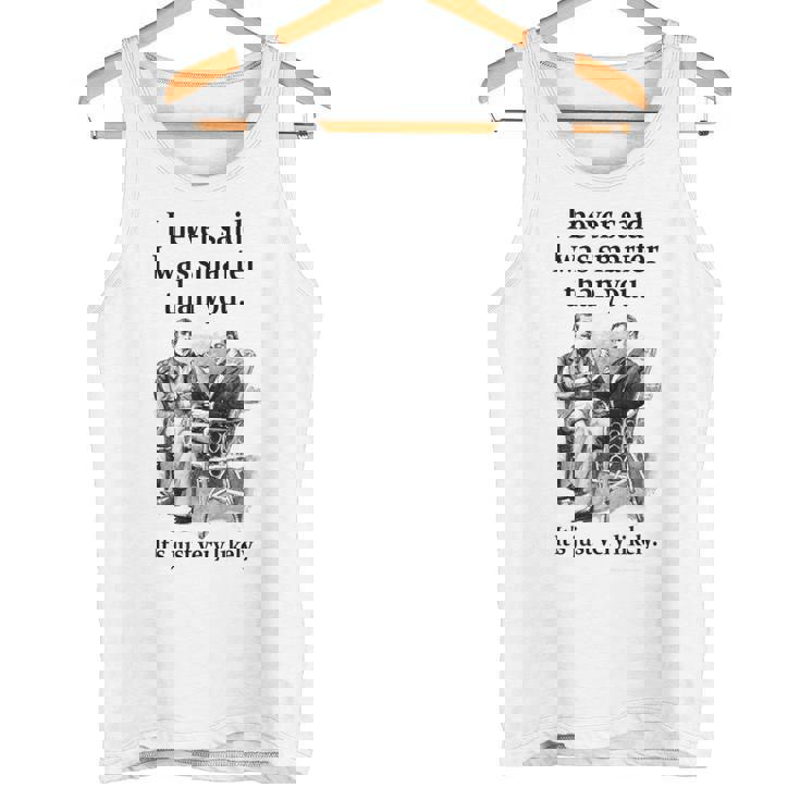 シャーロック・ホームズ I Neveraid I Wasmarter タンクトップ