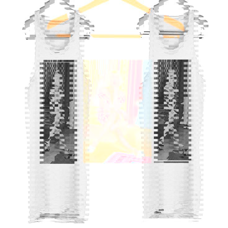 シンディ・ローパー Usポップシンガー 1993年 写真撮影 タンクトップ