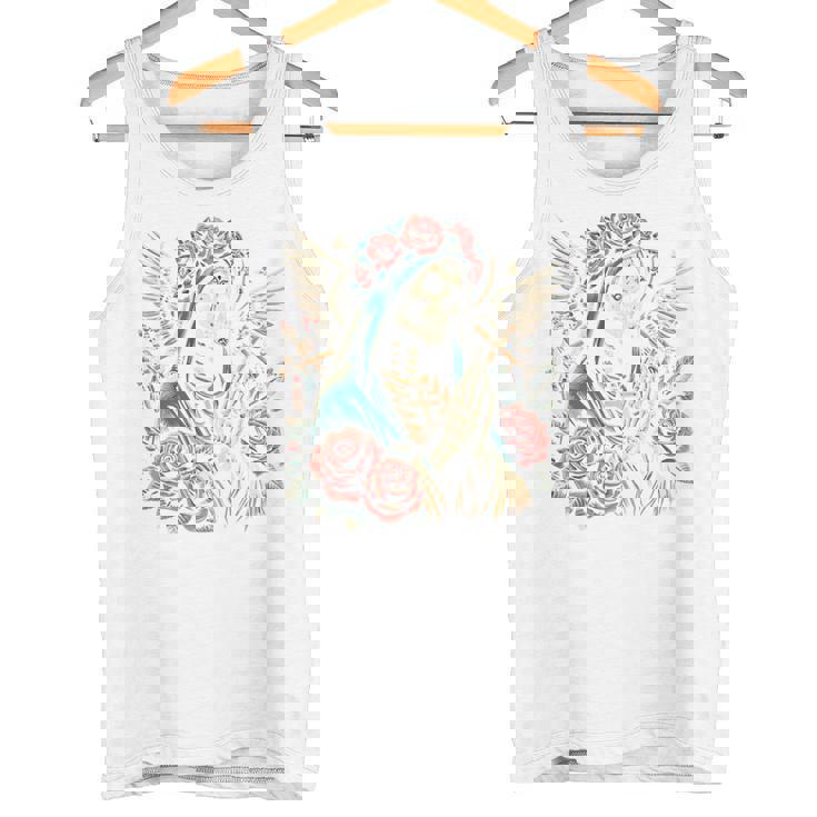 スカル サンタ ムエルテ 長袖tシャツ タンクトップ