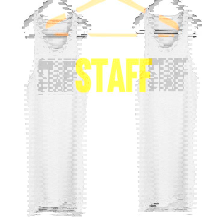 スタッフ イベント コスチューム クルー 音楽祭 バックプリント ワーカー タンクトップ