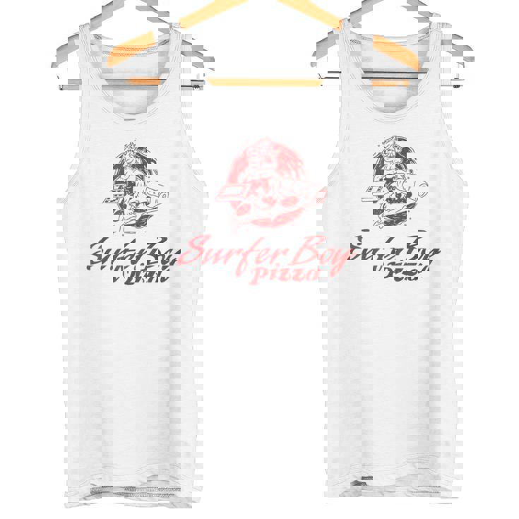 ストレンジャー・シングス サーファーボーイ ピザ 広告 サーフ デリバリー レトロ タンクトップ