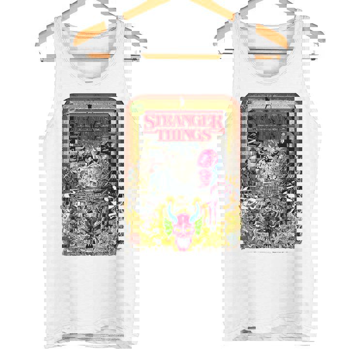 ストレンジャー・シングス プロモコミック The Partyecna セピア ヴィンテージ タンクトップ