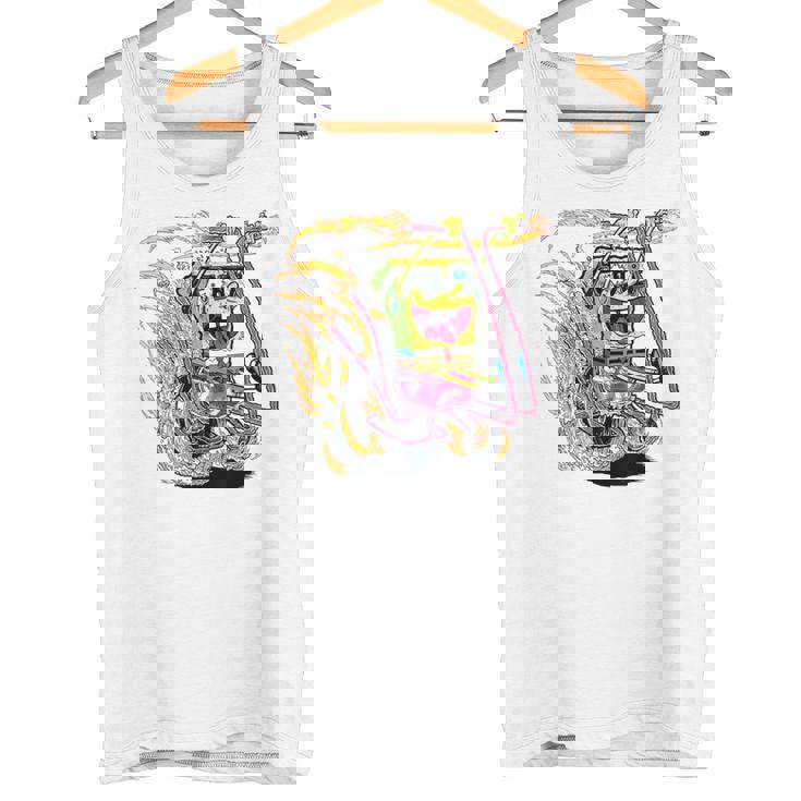 スポンジボブ スクエアパンツ スポンジボブ コミックバイク タンクトップ