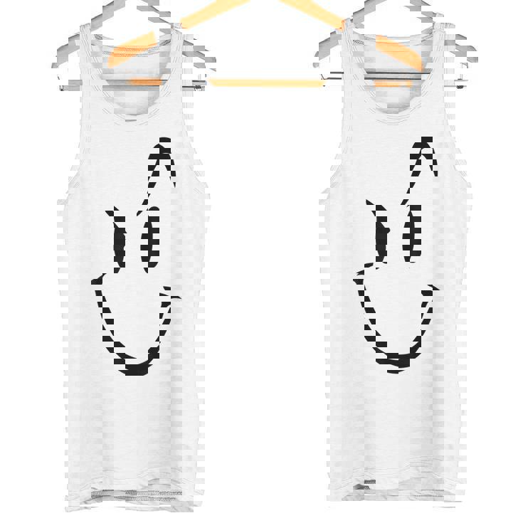 スマイリーシャツ スマイリーフェイス かわいいグラフィック タンクトップ