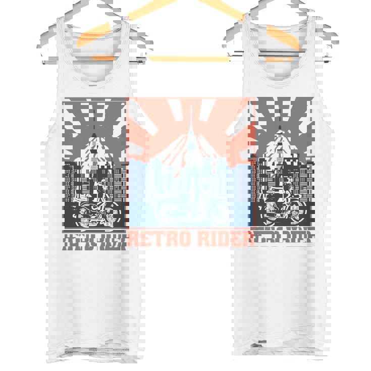 スーパーカブc100 原付バイク レトロライダー 東京日本 長袖tシャツ タンクトップ