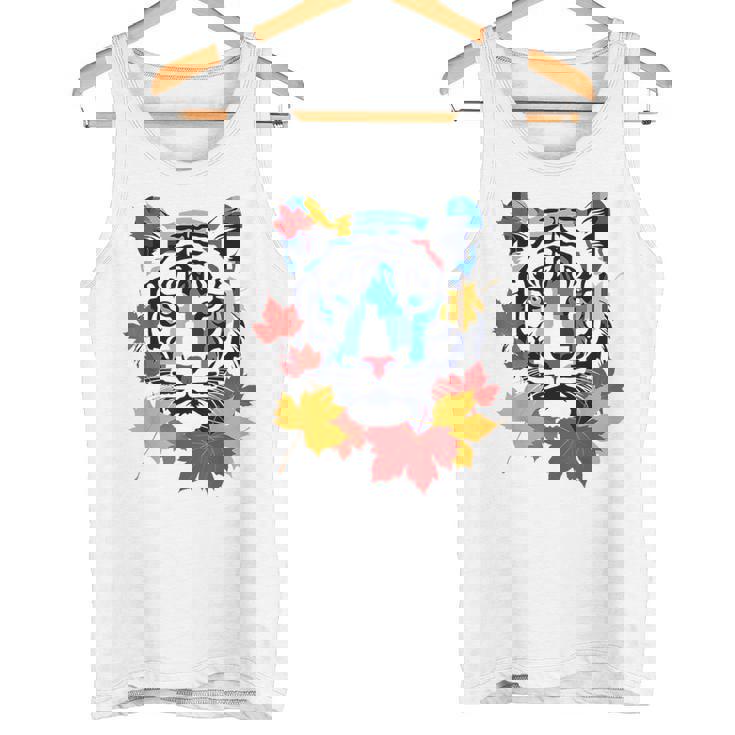 タイガー 動物 自然 動物園 抽象芸術 顔 虎 タンクトップ