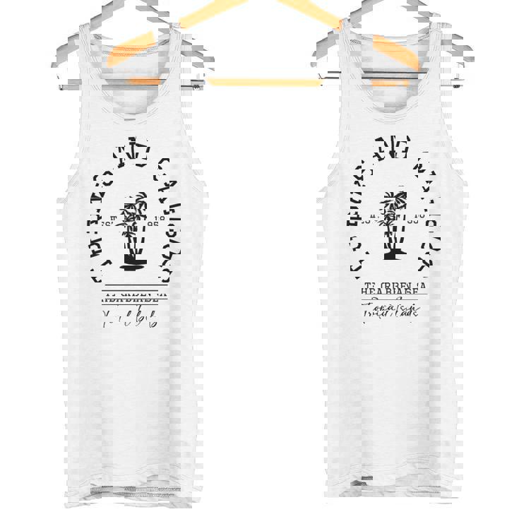 タークス・カイコス諸島カリブ海諸島旅行 長袖tシャツ タンクトップ