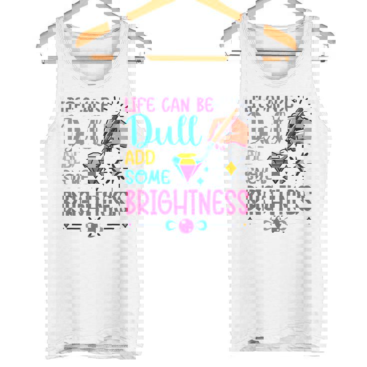 ダイヤモンドペインティングアーティストlife Can Be Dullダイヤモンドペインティング タンクトップ