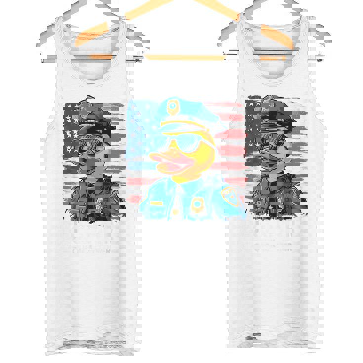 ダックパトロールファニーポリスダック タンクトップ