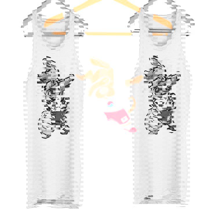 ダビング犬 韓国 バレーボール ラバー ジャージ 韓国国旗 タンクトップ