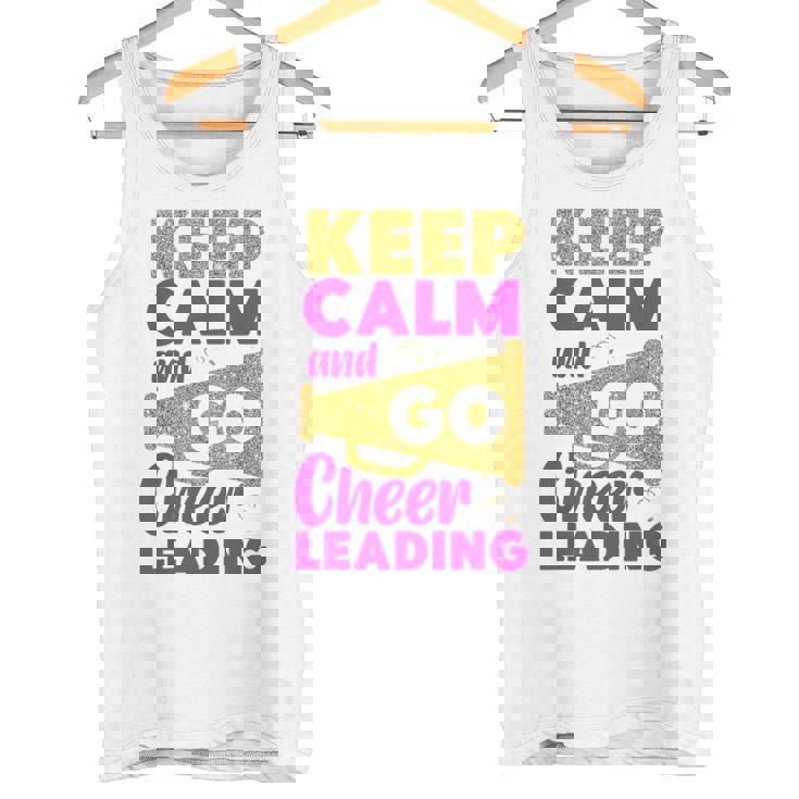 チア チアリーディング Keep Calm And Go チアリーディング タンクトップ