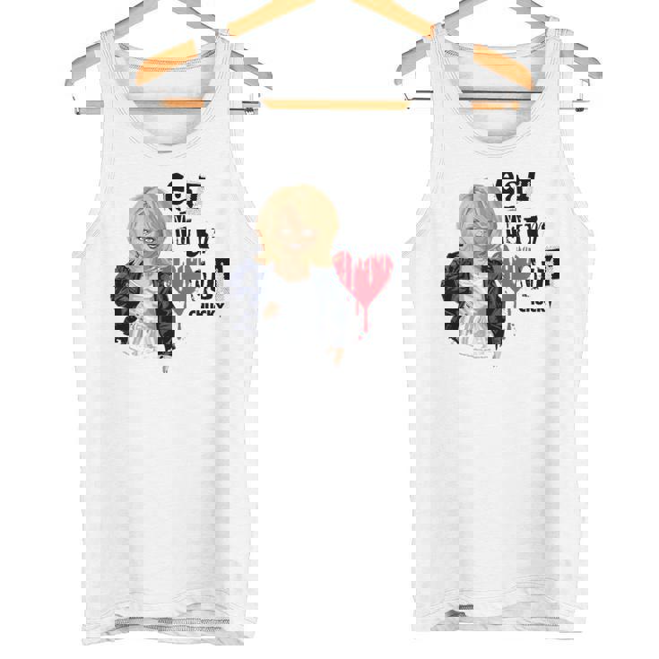 チャッキー・ティファニー・イート・ユア・ハート・アウト・バレンタイン タンクトップ