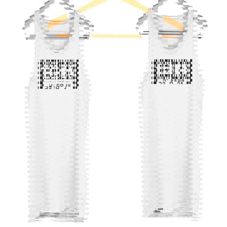 テクノ バーコード 303 808 909 タンクトップ