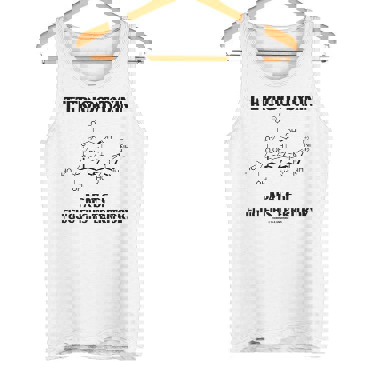 テトロドトキシン フグフィッシュテリトリー化学構造の一部 タンクトップ