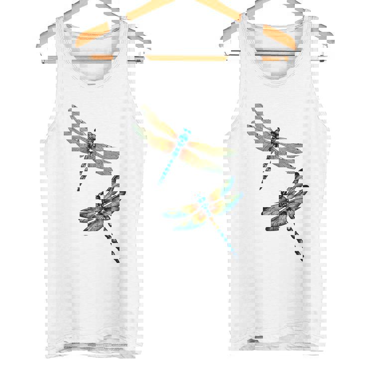 トンボ、飛ぶ昆虫のトンボ、トンボ。 タンクトップ