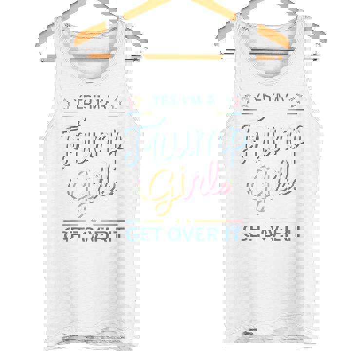 ドナルド・トランプ2024のかわいいトランプガール タンクトップ