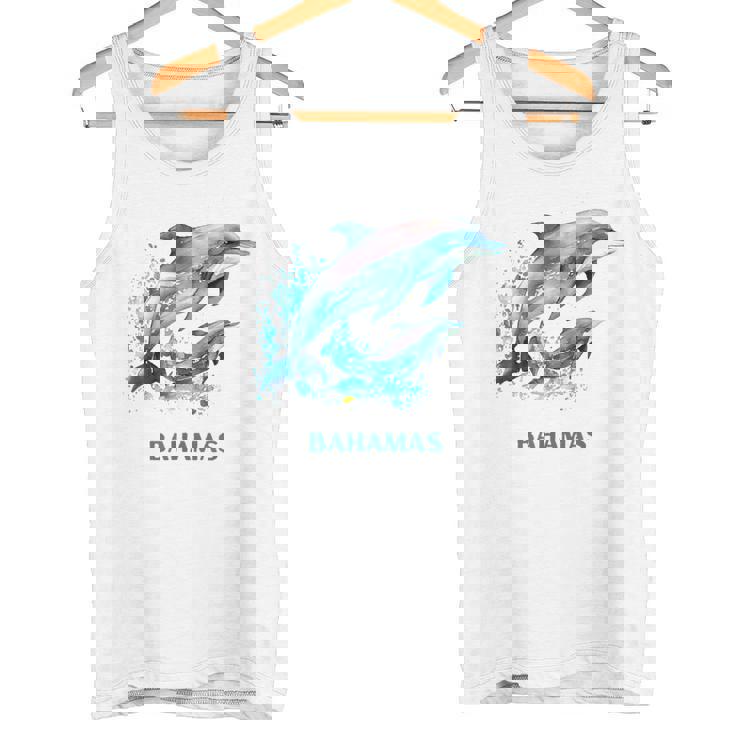 ドルフィン バケーション ヴィンテージ バハマ ビーチ デスティネーション タンクトップ