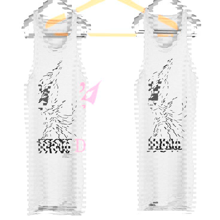 ドロンジョデザインm ホワイト タンクトップ