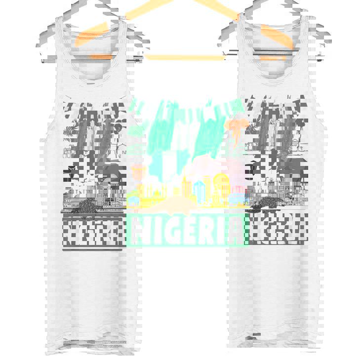 ナイジェリアの服のアイデア キッズ&ノベルティ ナイジェリア国旗 タンクトップ