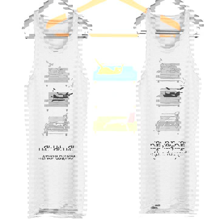 ナップティー-グレイハウンドガルゴウィペットサルーキサイトハウンド タンクトップ