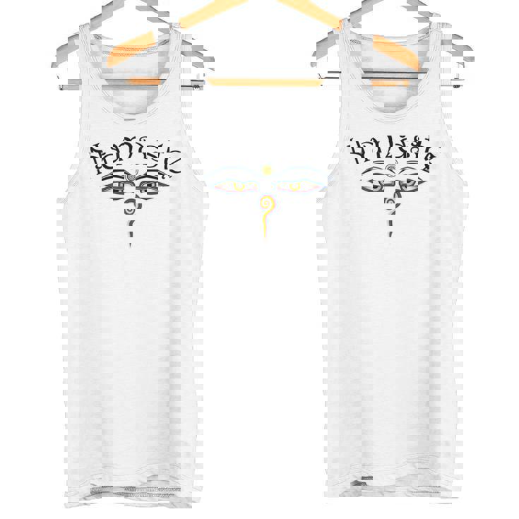 ナマステ ブッダの目 タンクトップ