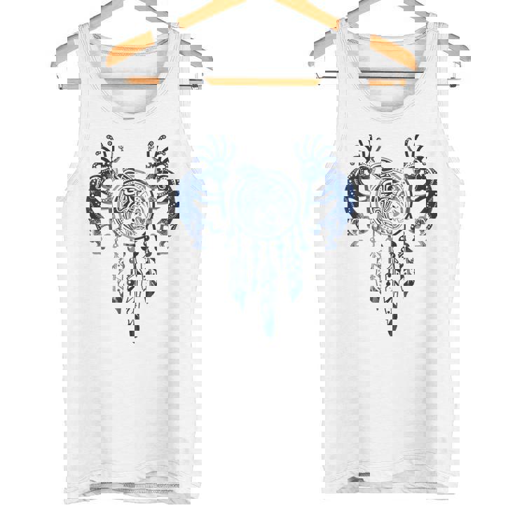 ネイティブアメリカン ココペリ クジラ ドリームキャッチャー 9 ファンファン ファン タンクトップ