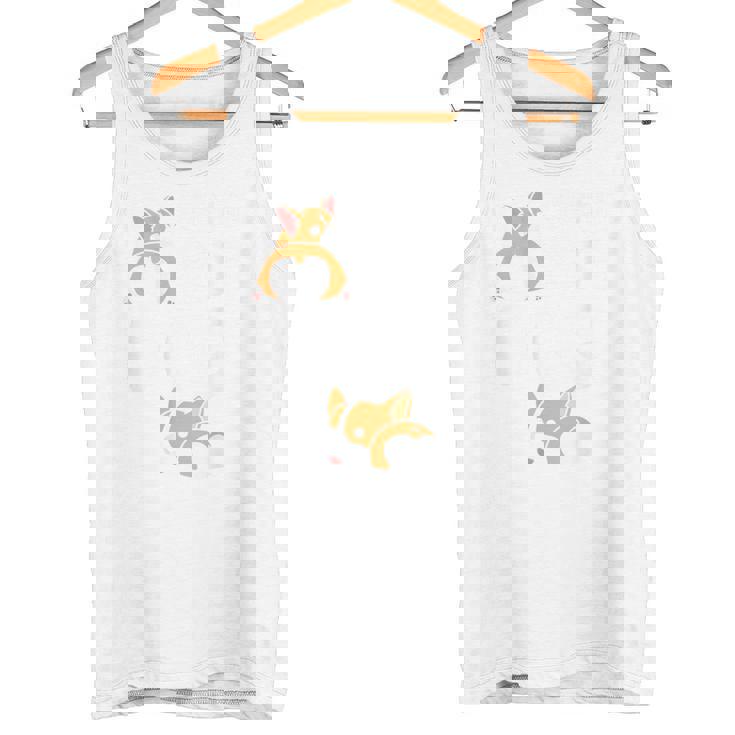 バックプリント ノッシン お尻 犬 かわいい コーギー タンクトップ