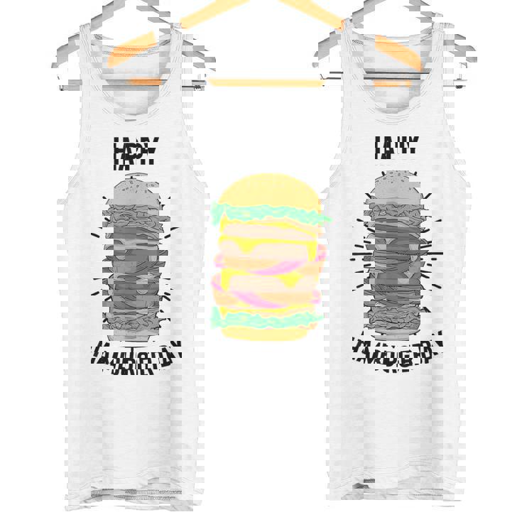 ノベルティ ハンバーガーデー フローズン加工 ミール愛好家 フライドポテト タンクトップ