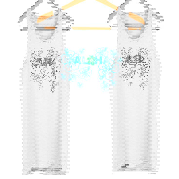 ハイビスカス アロハ ハワイ メレ カリキマカ オアフマウイ マハロラブ 長袖tシャツ タンクトップ