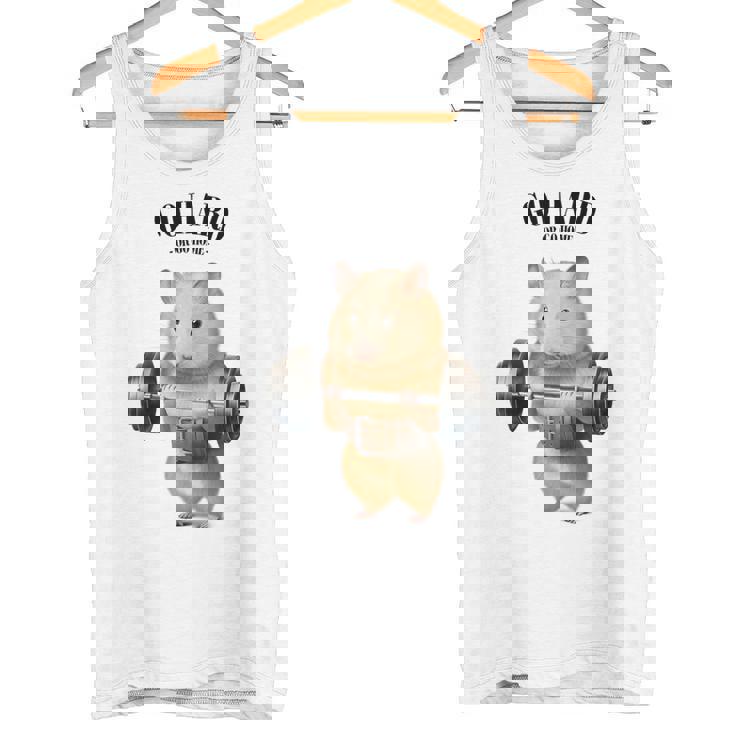 ハムスター ウェイトリフティング フィットネスジム タンクトップ