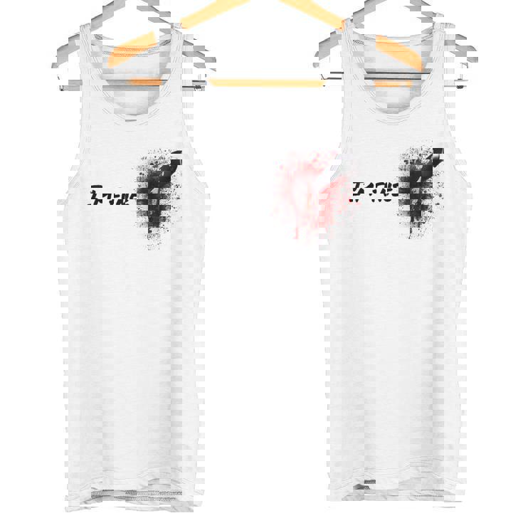 ハロウィンホラー血染み傷＆血傷元気です タンクトップ