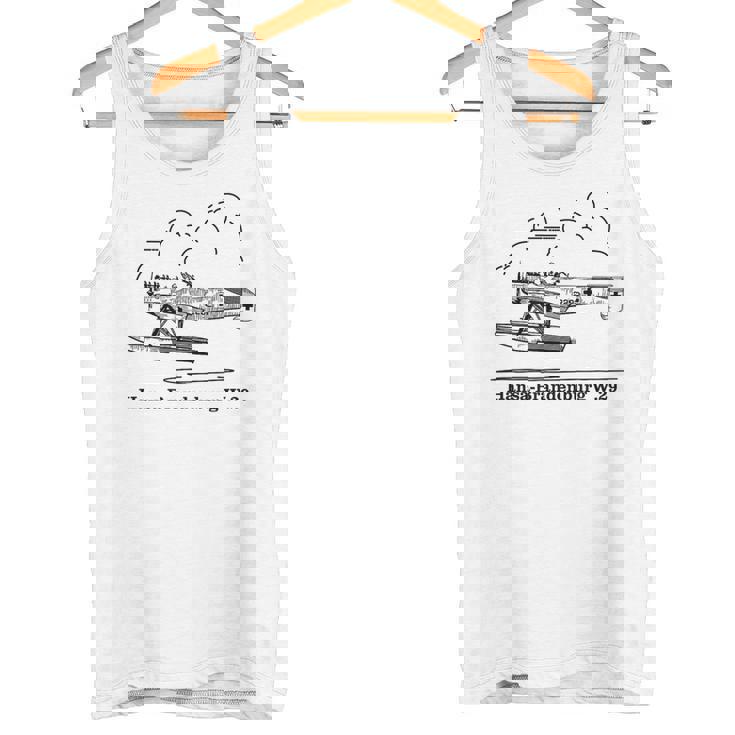 ハンザ ブランデンブルク W29 ドイツ水上飛行機 空飛ぶ雲 タンクトップ