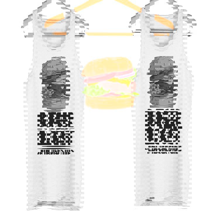 ハンバーガー研究 ハンバーガー 長袖tシャツ タンクトップ