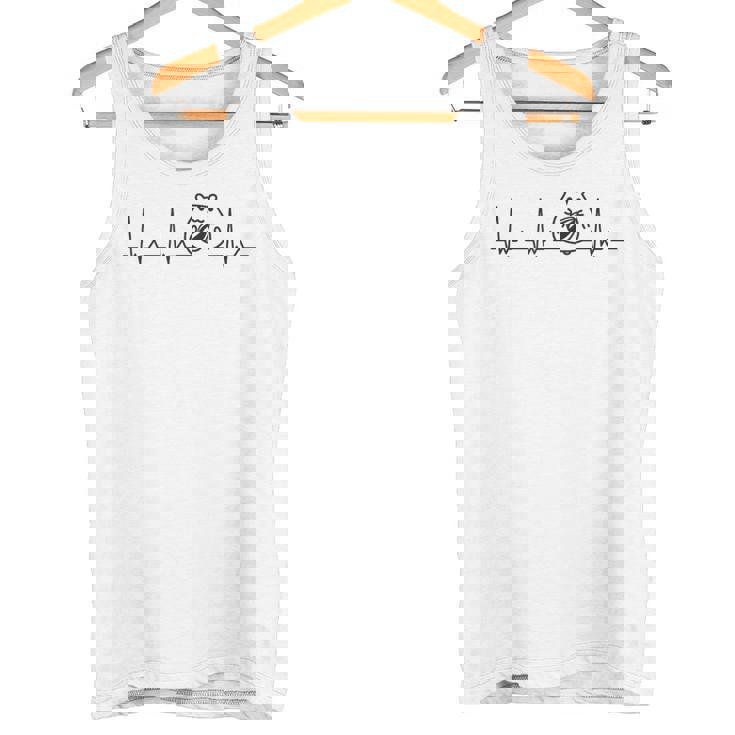 ハートビート ハムスター ハムスター好き ハムスターの飼い主 ペット 心電図 タンクトップ