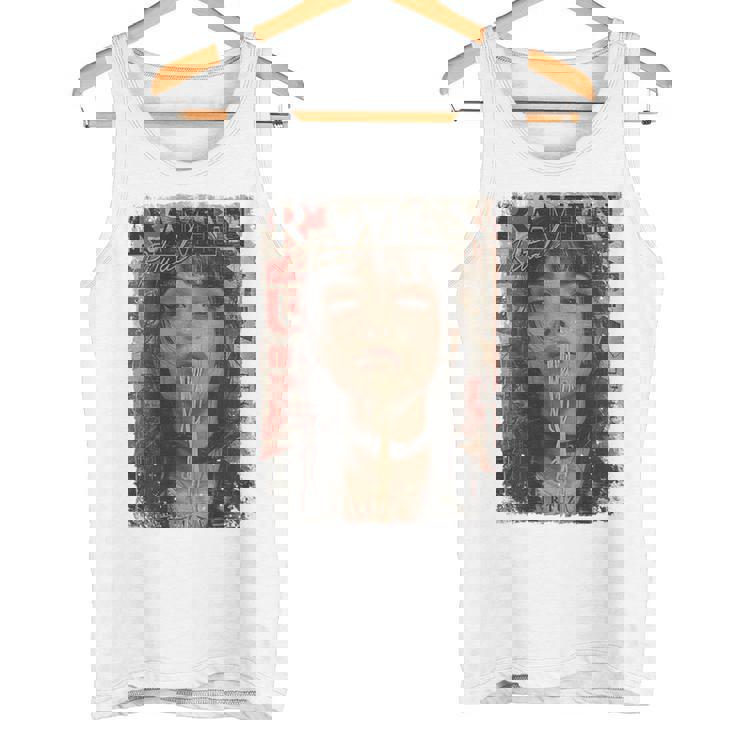 バックプリントtシャツ ピンナップガール ラーメン ヌードル アニメ マンガ アジアン ラーメン タンクトップ