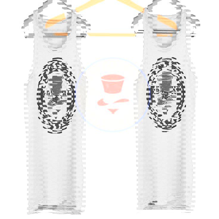 バックプリントのみ レトロ ビンテージ ガソリンスタンド レッドハット モーターオイル タンクトップ