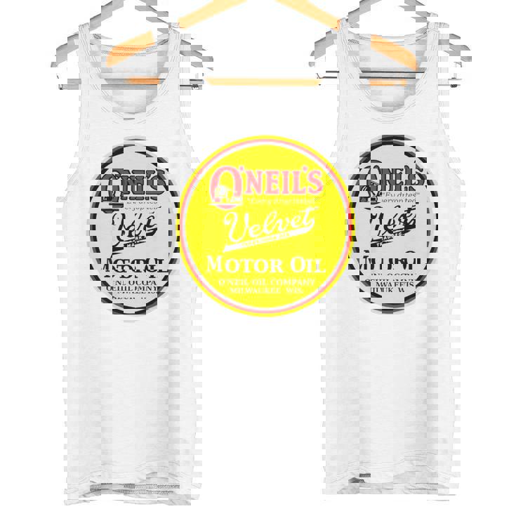 バックプリントのみ レトロ ヴィンテージ ガソリンスタンド オニールのモーターオイル タンクトップ