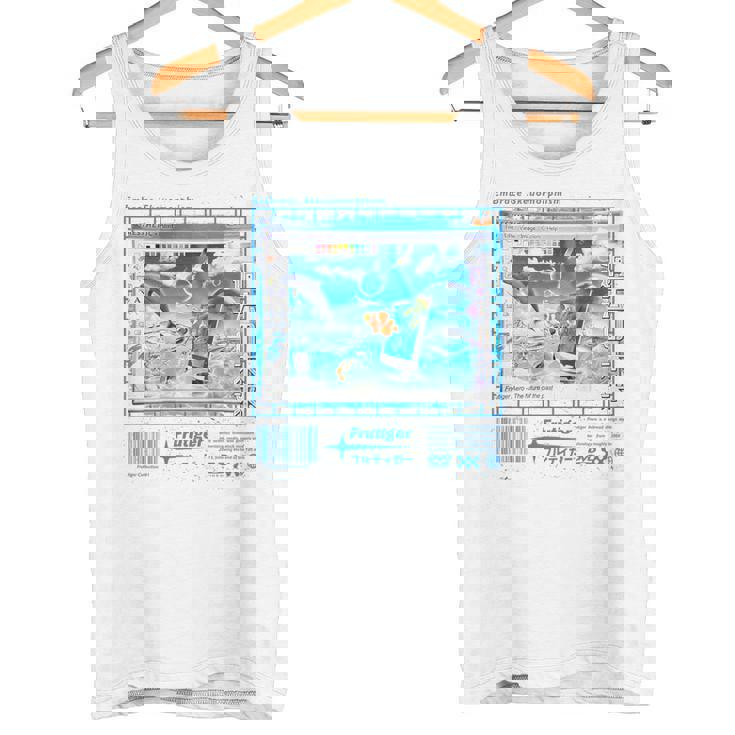 バックプリントフルティガーエアロファッションコレクション タンクトップ