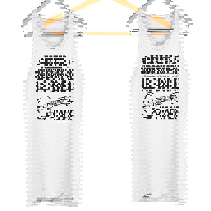 メンズ バンジョーじいさんバンジョーインストラクター タンクトップ